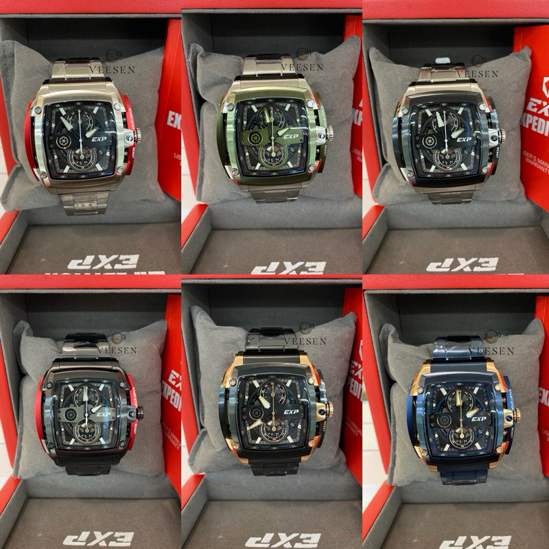 Jam Tangan Expedition EXP 3008 | E3008 Steel Original Pria