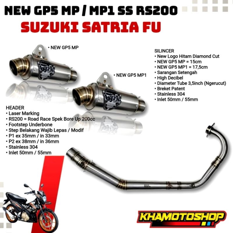 WRX NEW GP5 MP / MP1 SS RS200 SATRIA FU