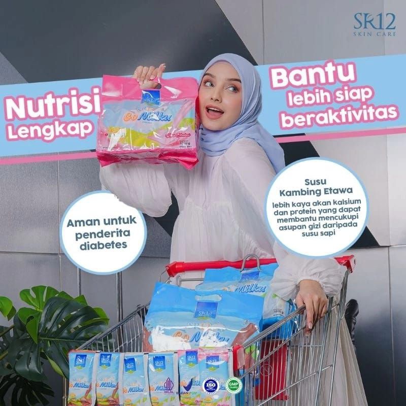 

GOMILKU SR12 KEMASAN SACHET ISI 40 GOMILKU BAG SUSU KAMBING ETAWA KOLESTEROL DARAH TINGGI JANTUNG RENDAH LAKTOSA SUSU ALERGI