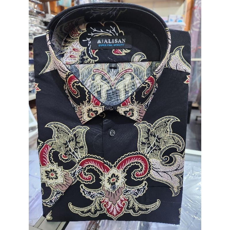 BATIK ALISAN PENDEK JUMBO BIG SIZE UKURAN XXXL / 17