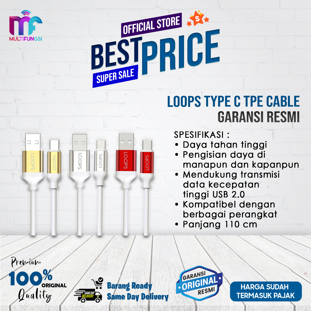 Loops Type C TPE Cable