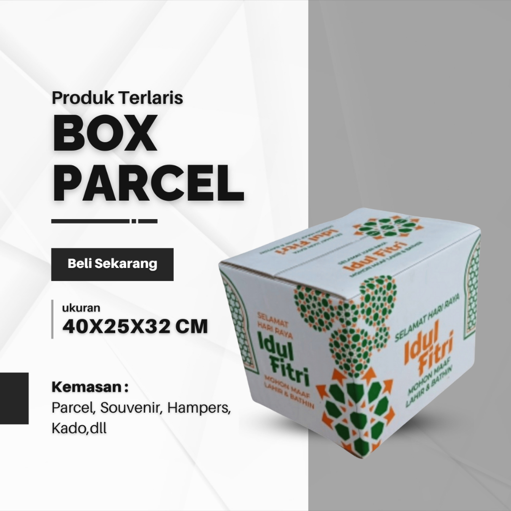 

Box Parcel 40x25X32 (Besar) Kardus/Parcel/Lebaran/idul Fitri/Paket/