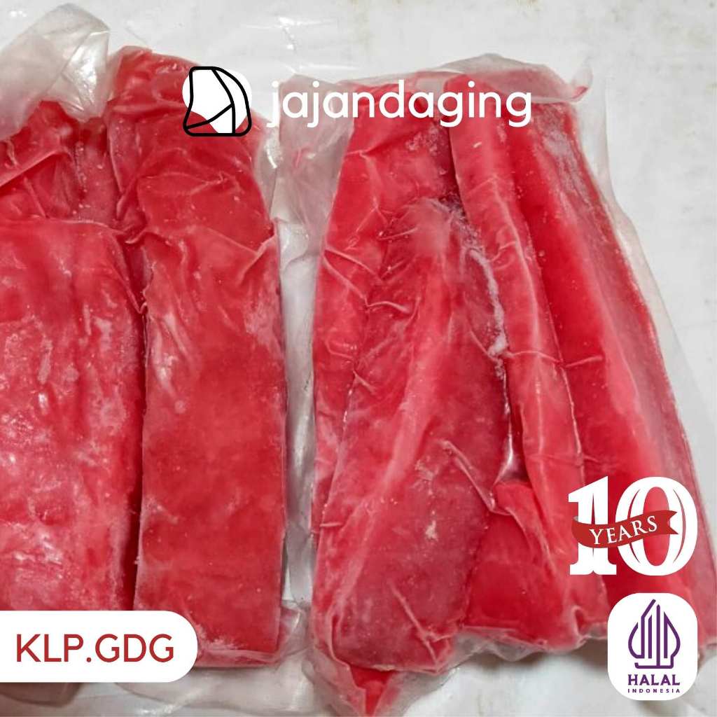 

Ikan Tuna FIllet Steak/ Tuna FIsh Sushi Grade 500gr - KLP GADING