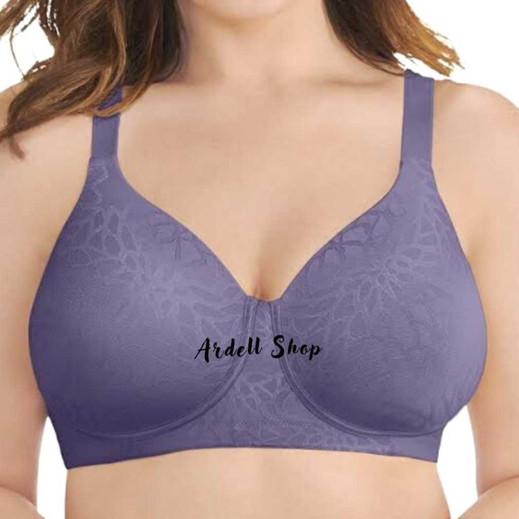 Bra Wanita Jumbo Tanpa Kawat Full Cup 42E / Vanity Fair 71380 Wireless Export Quality - LSP