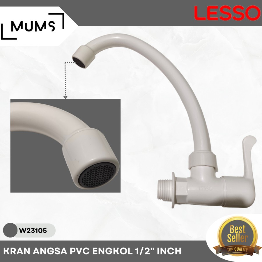 KRAN ANGSA PVC ENGKOL WASTAFEL MURAH /KERAN DAPUR ANGSA/KRAN CUCI PIRING PLASTIK /KERAN ENGKOL WASTA