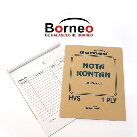 

Buku Nota Kontan Borneo Besar 1/2/3 Ply NCR / nota kontan