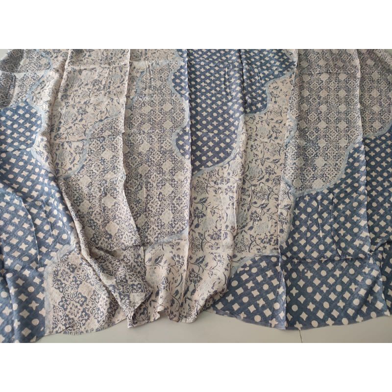 KAIN BATIK VISCOSE CIREBON TRUSMI BATIK FARIZA VISKOS FISKOS CAP TULIS MOTIF PULAUAN KHAS CIREBON BA