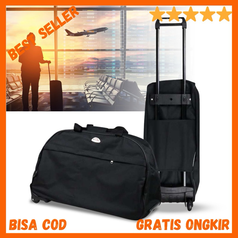Tas Koper Duffel Travel Bag with Trolley Size L