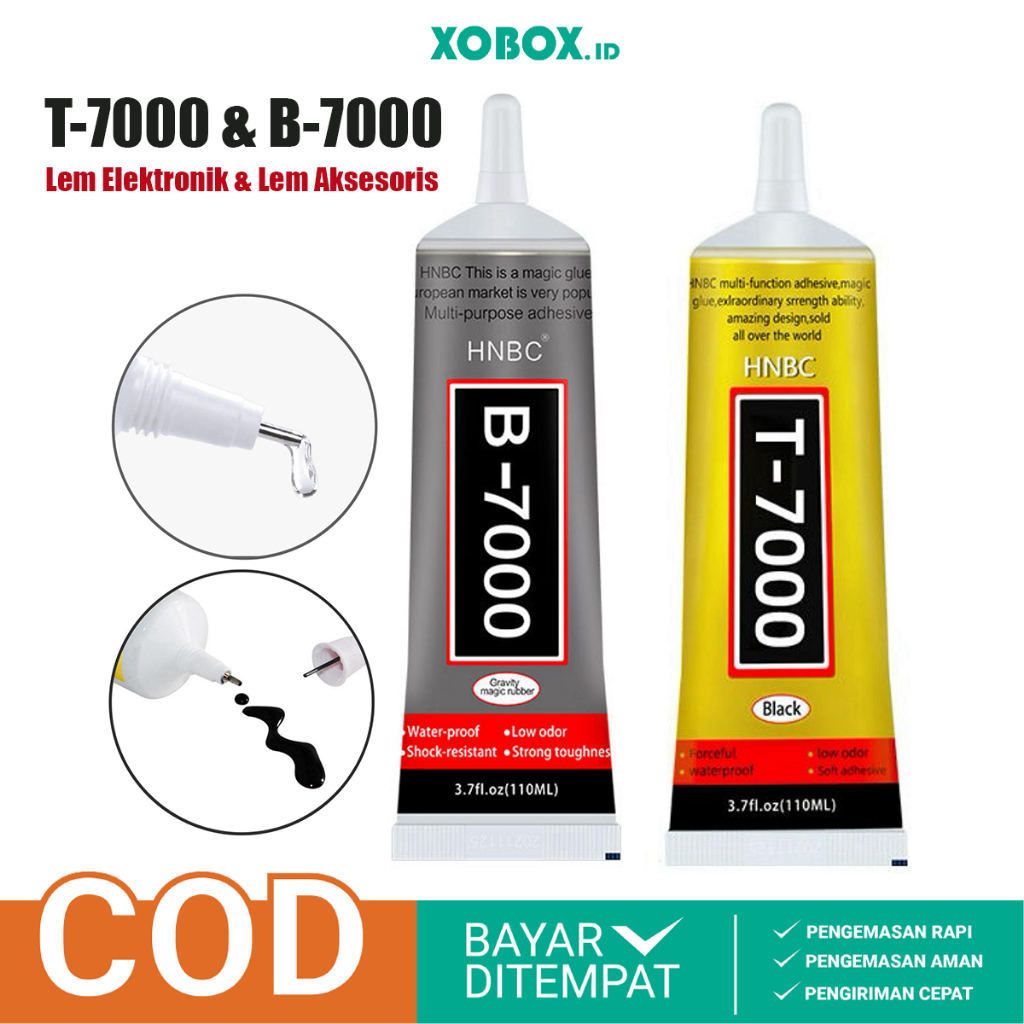 T-7000 Lem LCD Touchscreen B-7000 Lem Perekat Aksesoris Bening 15ml HM059 - XOBOX