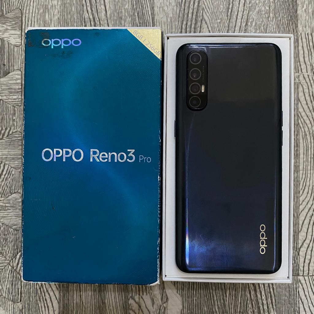 Oppo Reno 3 Pro 8/256gb Second Fullset Bekas Resmi