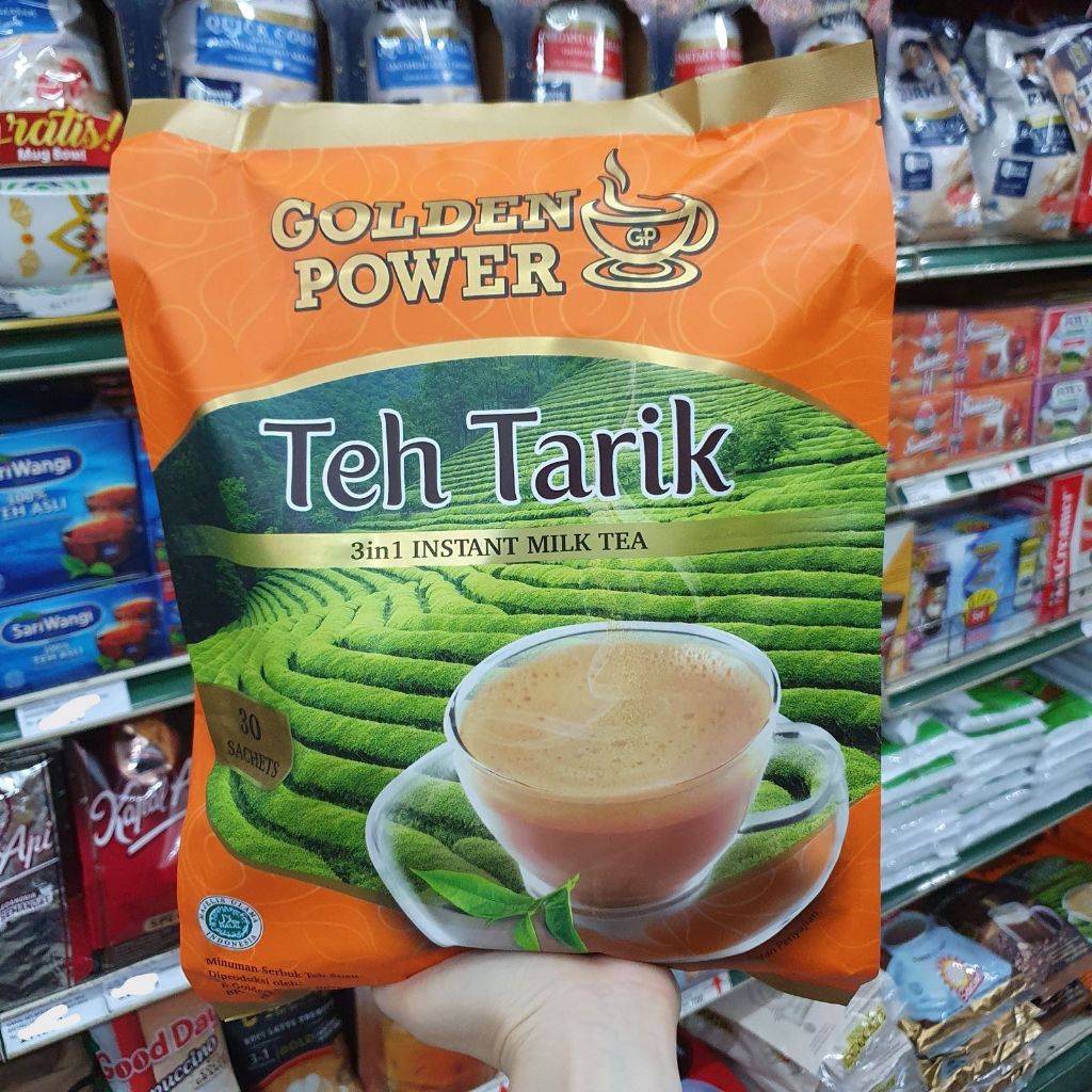 

GOLDEN POWER 3 IN 1 MILK TEA TEH TARIK 30 SACHETS x 25g