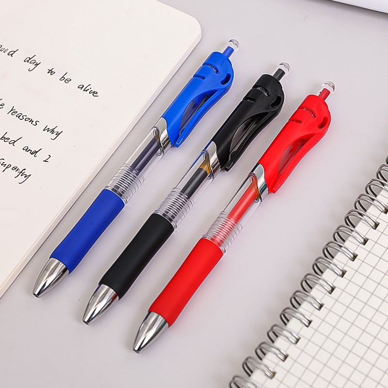 

DY PACK Pulpen Gel Ink 0.5mm Pen Cetek Tinta Cair merah hitam biru