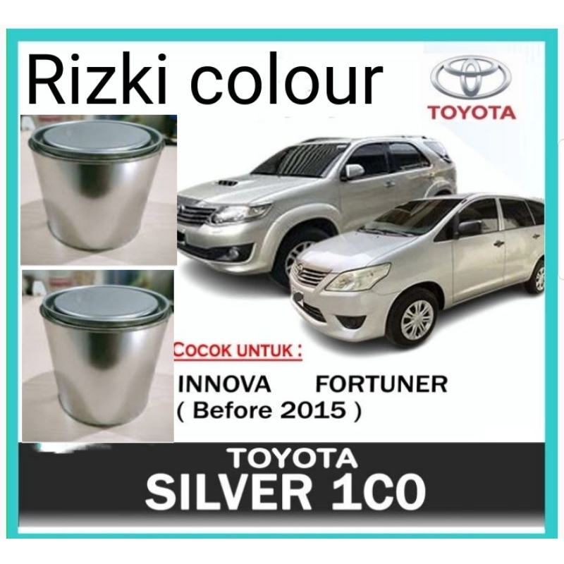 Cat Toyota Innova Fortuner Silver 1CO Cat Silver Ke Kuningan PU 1kg