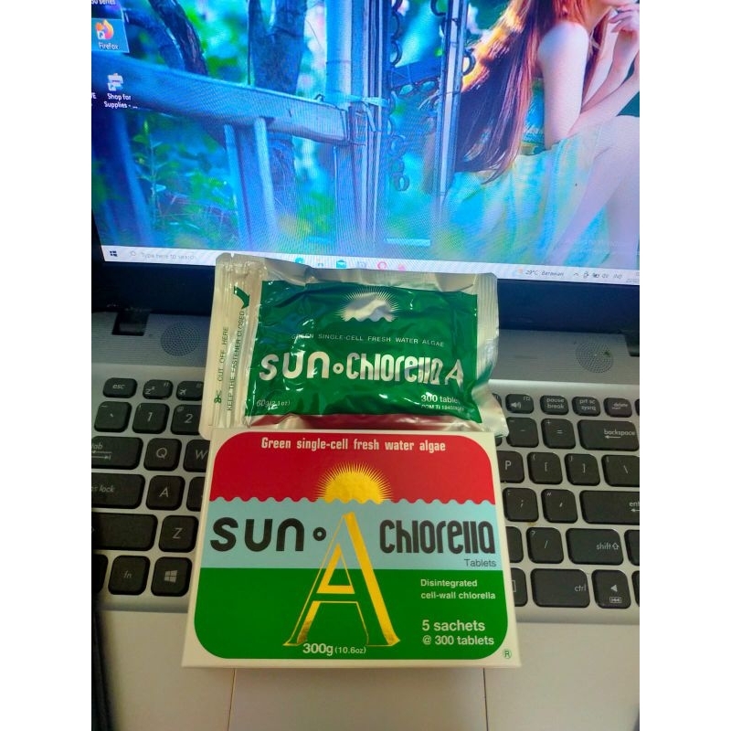 SUN CHLORELLA ISI 300 TABLET Cni Sun Chlorella asli 100%