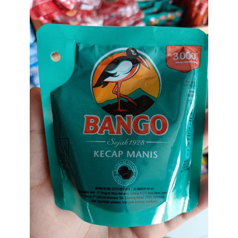 

KECAP MANIS BANGO KEMASAN 59ml