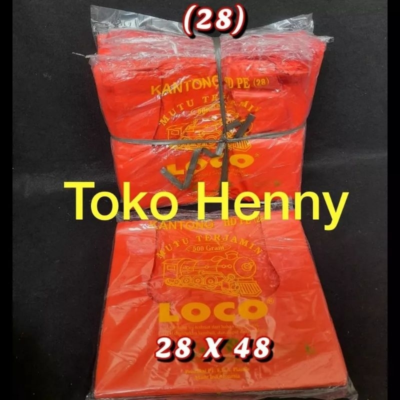 KANTON KRESEK 28x48 ... LOCO MERAH TEBAL ... ukuran 28 x 48 ...  berat 500 gram