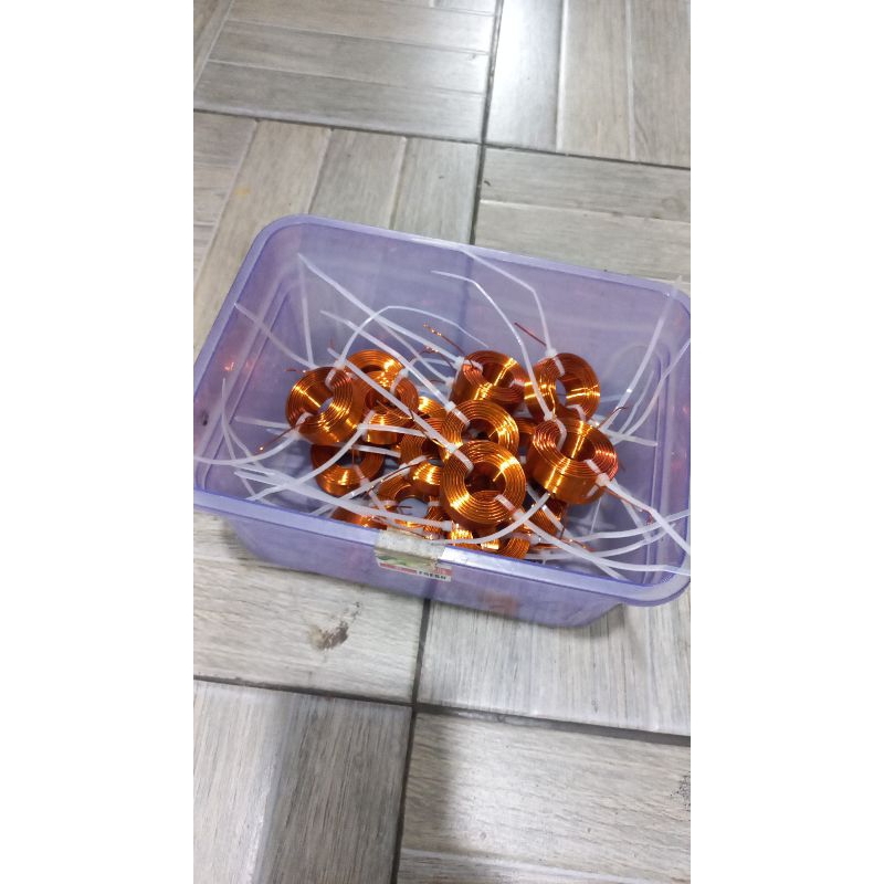 coil lilitan crossover pasif 0,38mh 0,8mm