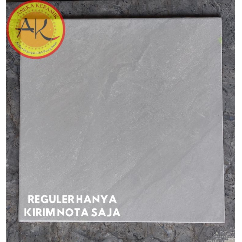 {FREEONGKIR} GAN KERAMIK LANTAI RUANGAN MOTIF MARMER GLOSSY 40X40 ADONIS GREY PROMO