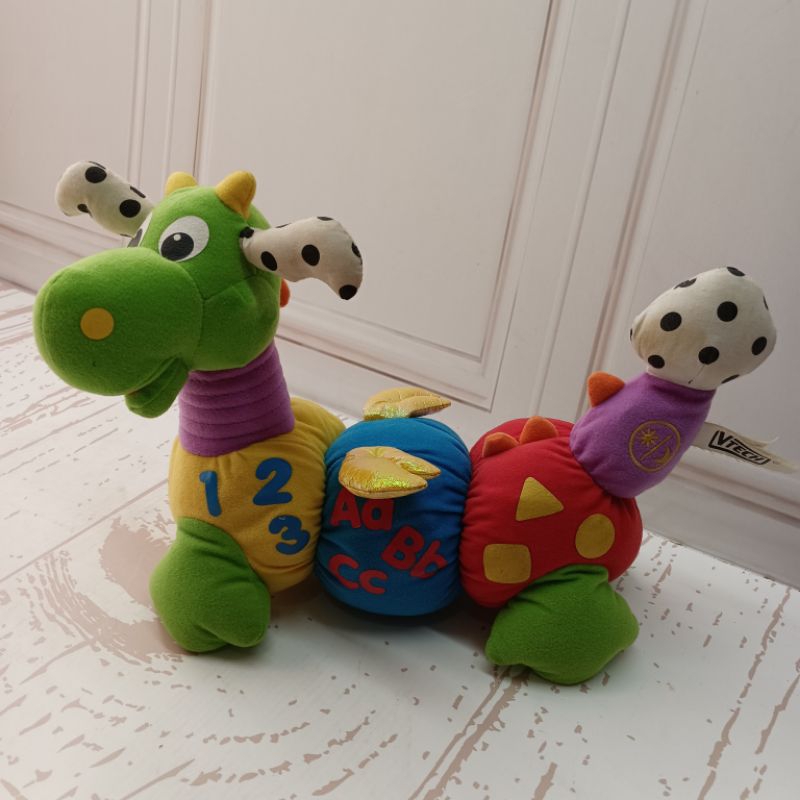 mainan VTech preloved branded dragon naga boneka musik bunyi belajar 123 abc mainan Balita bayi todd