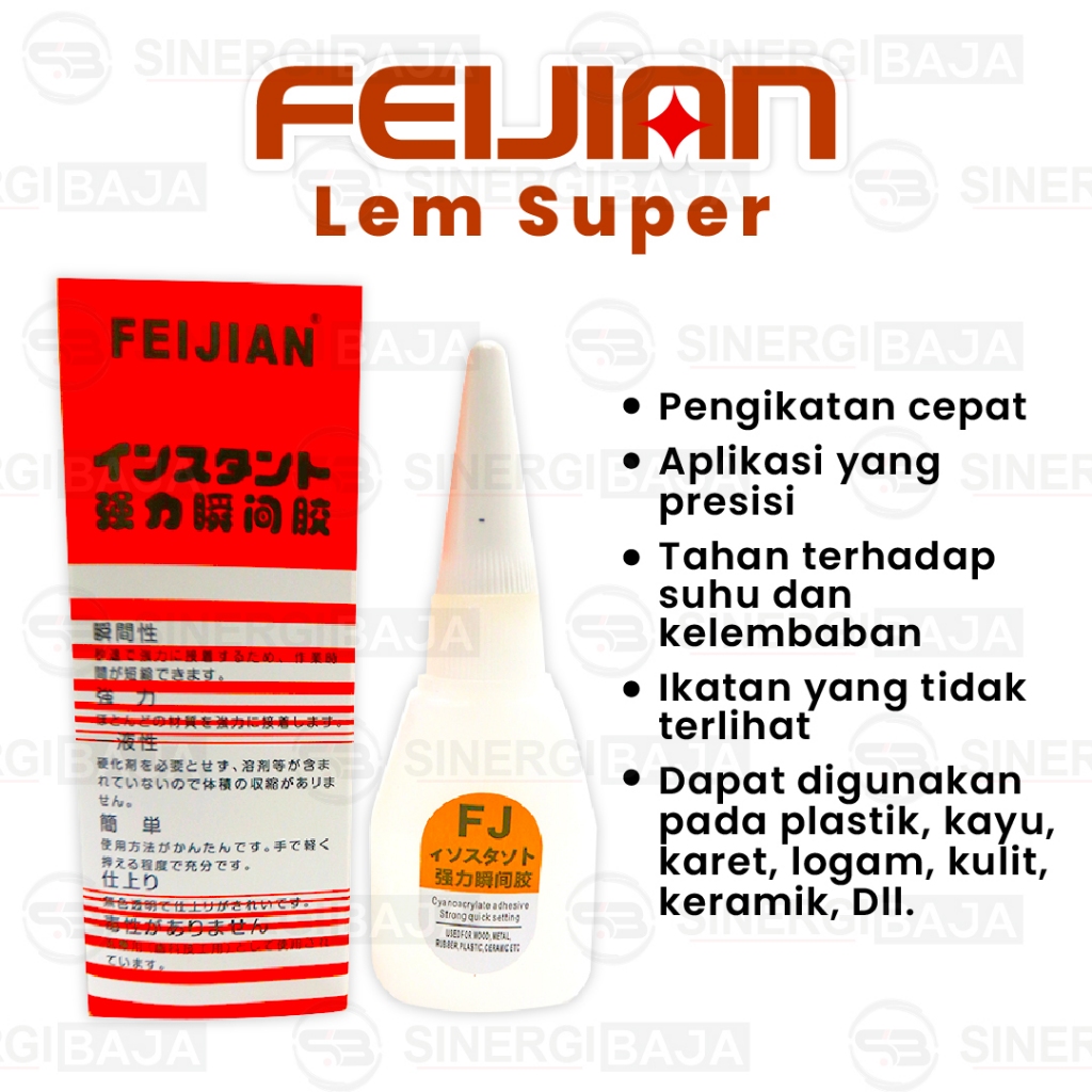 

Lem Super / Lem Korea / Lem Tetes / Lem Serbaguna - Feijian