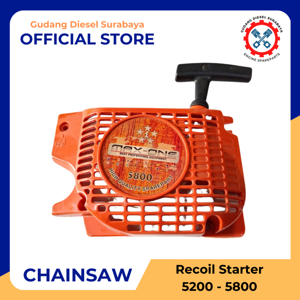 Recoil Starter | Tarikan Selahan Chainsaw 5200 / 5800