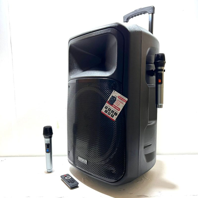 Speaker Portable Wireless Aiwa Elegant 15 Bluetooth 15 inch