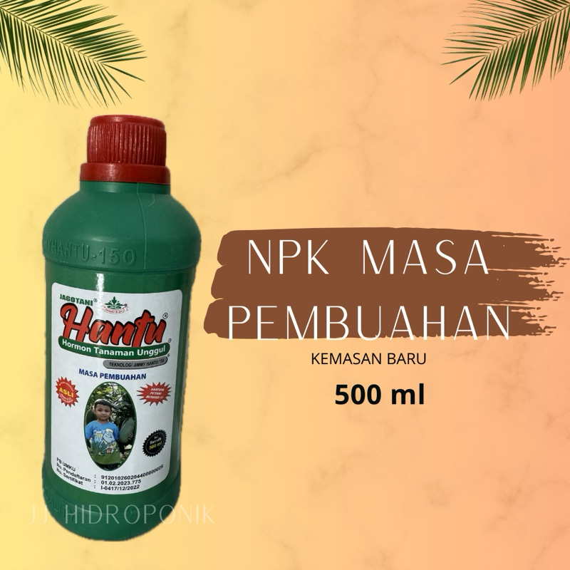 Pupuk NPK HANTU Tutup Merah 500 ml