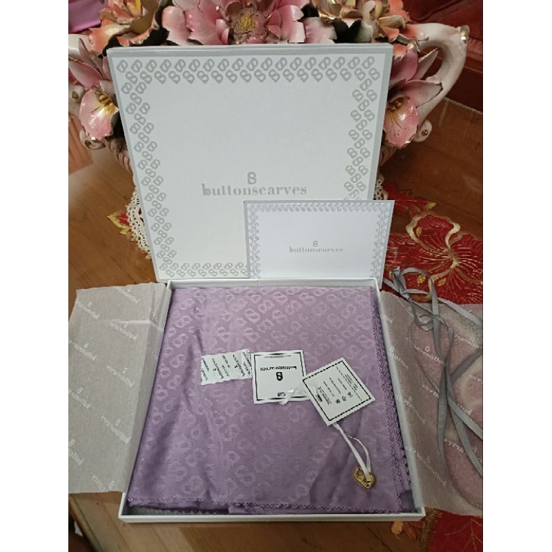 buttonscarves tapis embossed Orchid(New)