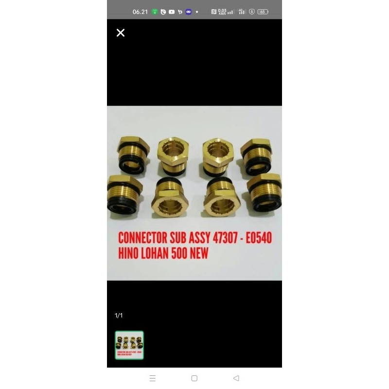 hino lohan500 new connector sub assy 47307-E0540