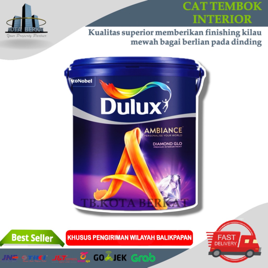 DULUX AMBIANCE DIAMOND GLO/ CAT TEMBOK INTERIOR DULUX 2.5L
