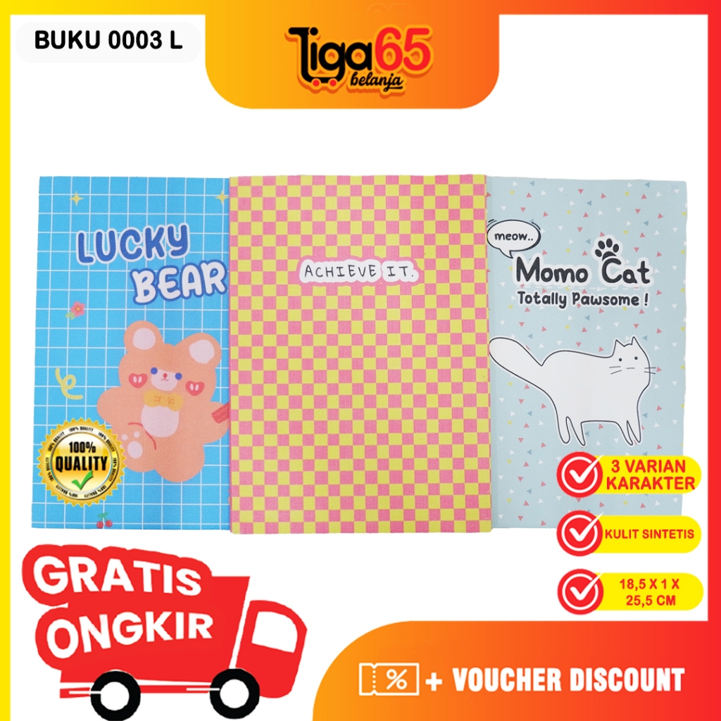 

Buku Tulis 0003 L / Buku Tulis / Buku Sekolah / Buku Bergaris