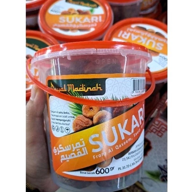 

Kurma Sukari Royal Madinah Ember 600 Grm