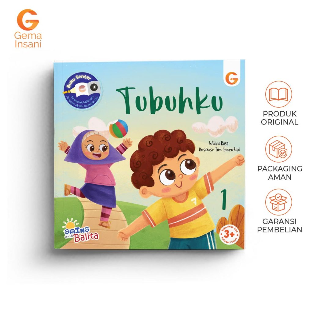 Gema Insani Buku Anak Seri Sains Untuk Balita 1 Tubuhku Science For Kids Volume 1 My Body