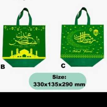 

Tas Spunbond Lebaran Kiky 33x13.5x29 Goodie Bag Lebaran Tas Hampers Lebaran Tas Kain Spunbond
