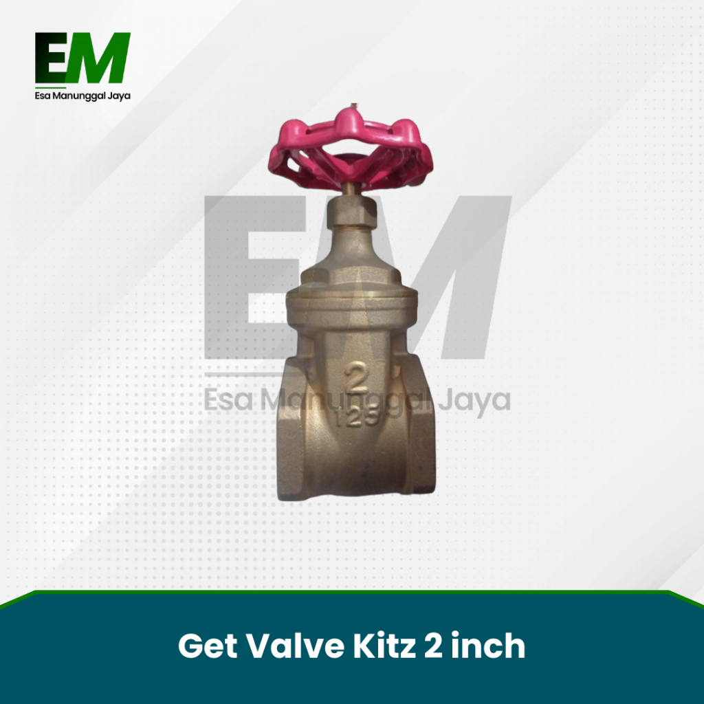 Get Valve Kitz 2 inch / Stop Kran 2 inch Kuningan