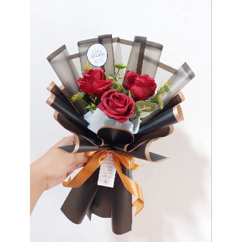 Buket Bunga Small / Buket Bunga Artifisial / Buket Bunga Palsu / Buket Bunga Wisuda / Buket Ulang Ta
