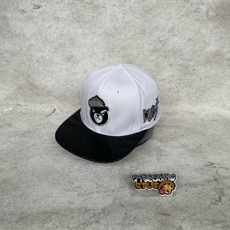 Topi MLB Cubs Putih Hitam Second