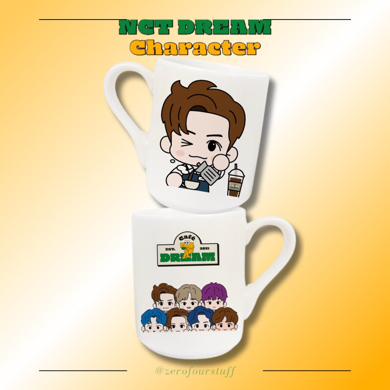 NCT Dream Character Fan goods / Cafe 7 Dream Unoff Goods / Totebag NCT Dream Cafe / Mug Nct Dream Ca