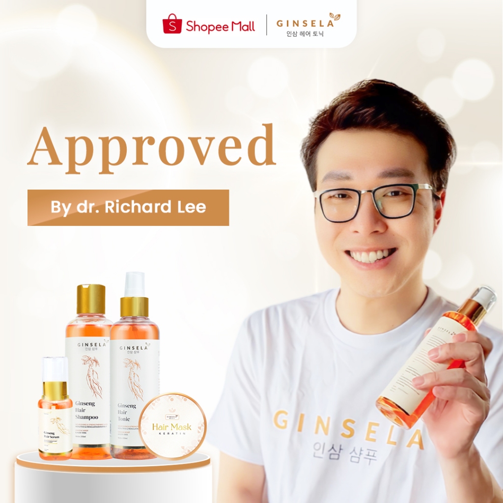 OrElanHair- Variasi Ginsela Hair Shampo + Hair Mask + Hair Tonic Rambut Rontok & Rambut Botak Shampo