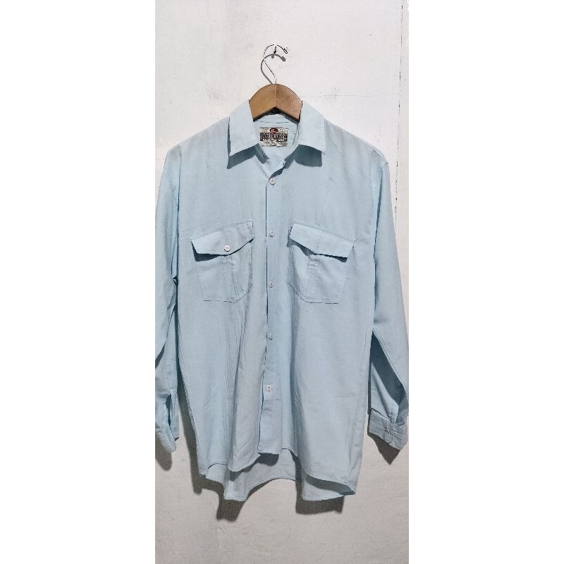 Atasan Baju Kemeja Pria Colo uomo lengan panjang