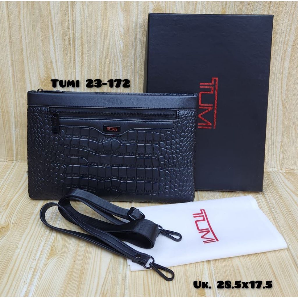 Clutch Tumi tas tangan import Quality