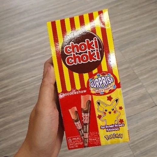 

CHOKI CHOKI Coklat with Surprise ( 5 sticks / pack ) 50gr