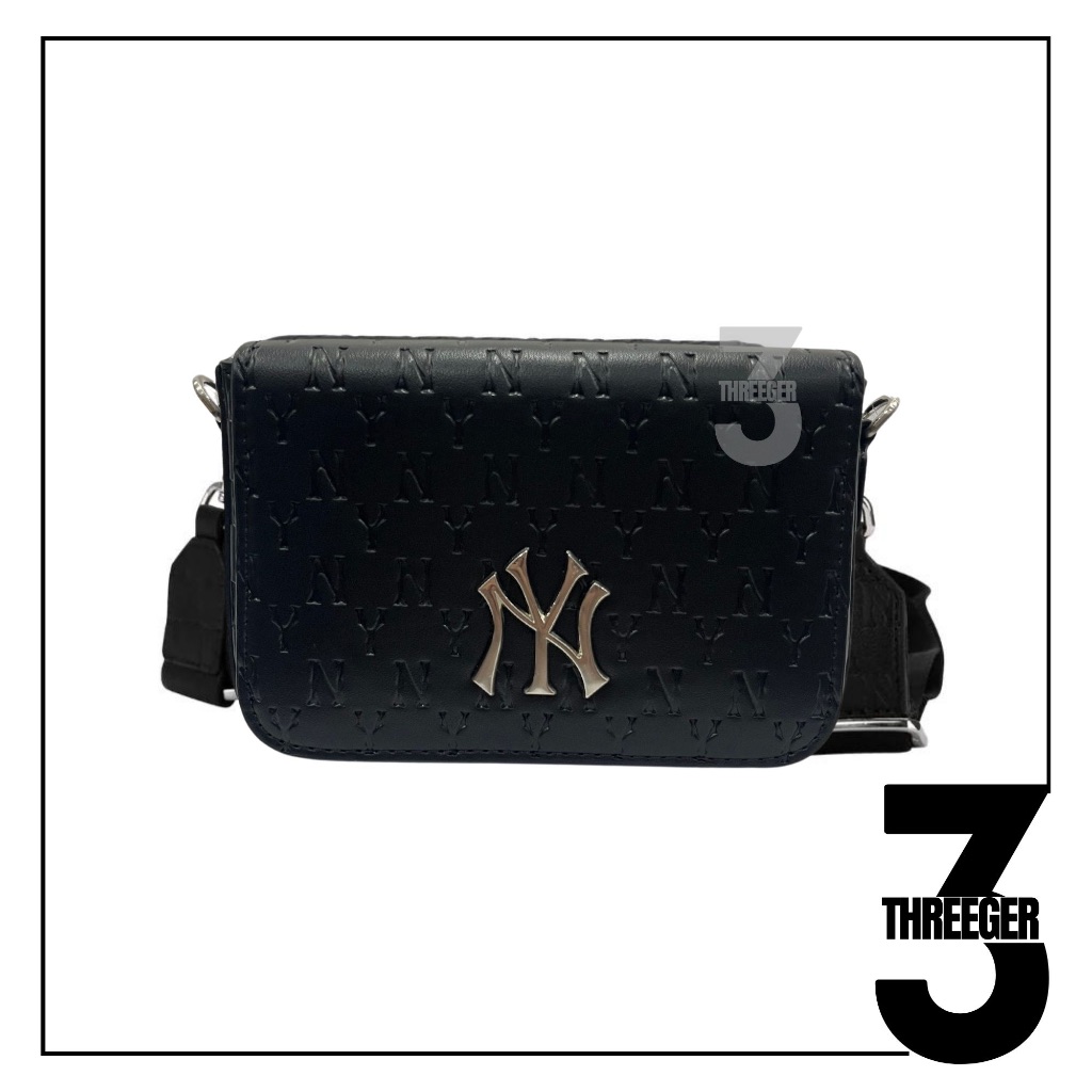 MLB New York Yankees Monogram Hoodie Bag Black Original
