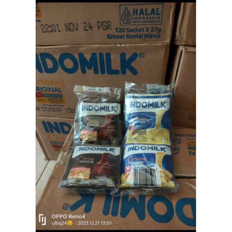 

indomilk sachet isi 6 pcs