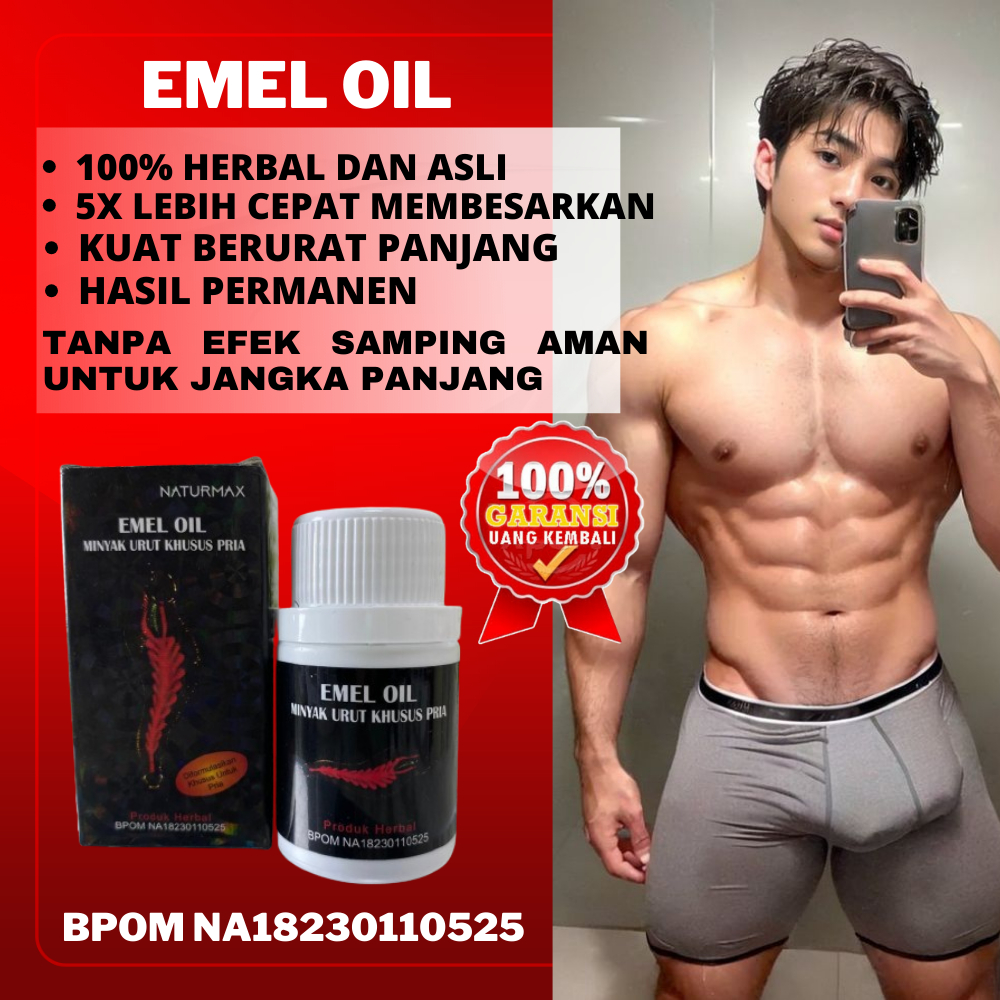 Minyak lintah hitam asli papua Emel oil 100% original pembesar khontol permanen teruji BPOM