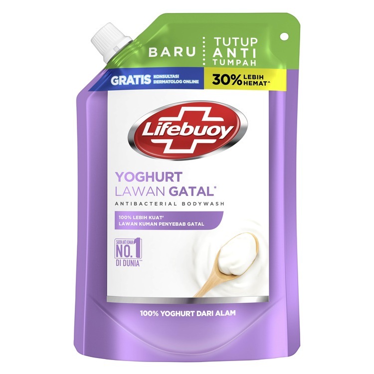 Lifebuoy Yoghurt Care Body Wash 400ml x4