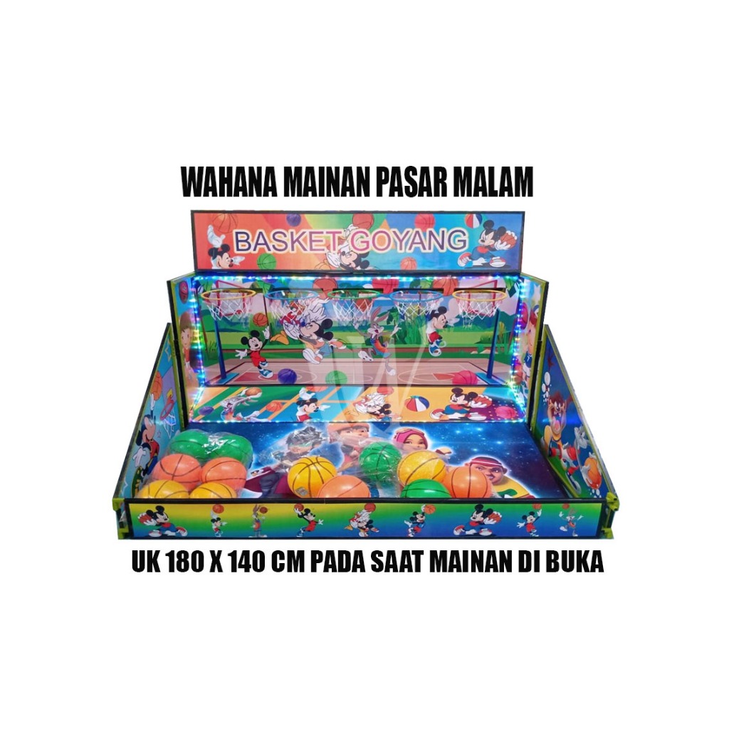 Mainan ketangkasan Basket goyang