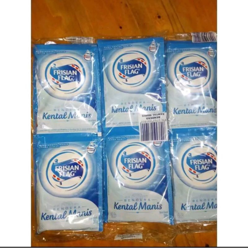 

Frisian Flag Susu Kental Manis Sachet @6 sachet