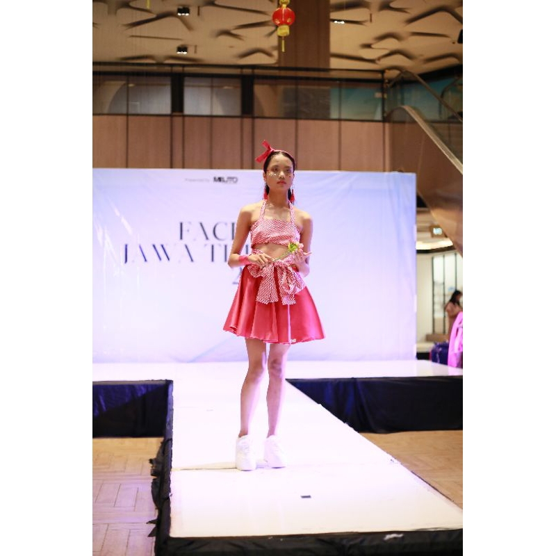 SEWA BAJU FASHION SHOW ANAK CASUAL VALENTINE/PINK