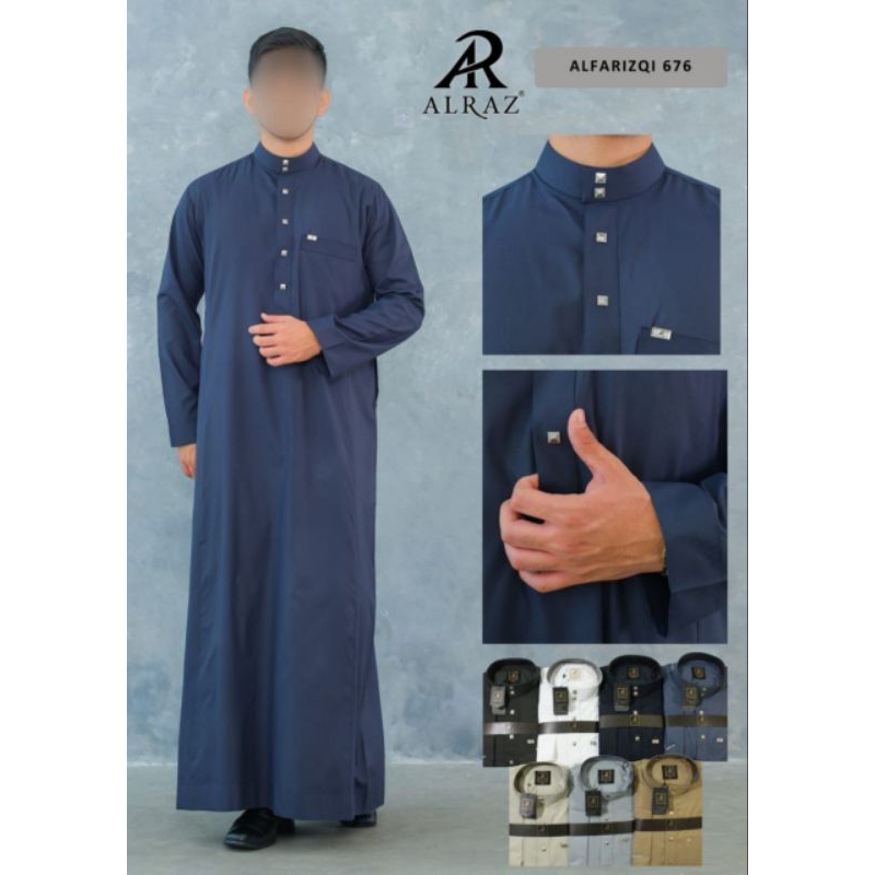 Jubah Alraz Alfarizqi / Alraz terbaru / Jubah gamis pria alraz